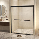 Double Sliding Shower Door With Explosion Proof Film by HouseOfZazla