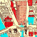 Vintage Map of Elgin, Illinois 1930