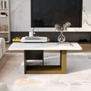 Small Square Coffee Table With End Table (Set of 2) by HouseOfZazla