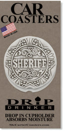 Sheriff Car Coasters