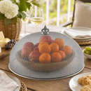 Fleur de Lis Stainless Mesh Picnic Cover by Arthur Court Designs