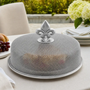 Fleur de Lis Stainless Mesh Picnic Cover by Arthur Court Designs