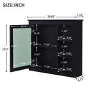 Modern Wall-Mounted Medicine Cabinet With Mirror by Unique Piece Furniture