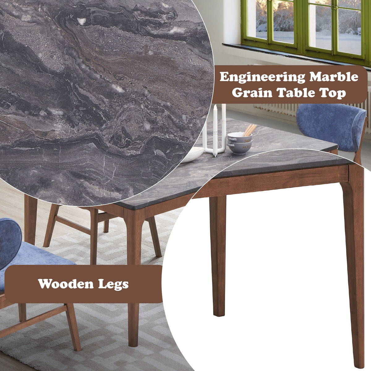 Bevis - 5 Piece Dining Set, photo 16 of 23