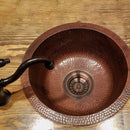 Antique Copper Kitchen Sink Stopper Replacement for 3-1/2 Inch Standard Strainer Drain - AK82102AC