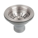 Brushed Nickel Kitchen Sink Stopper Replacement for 3-1/2 Inch Standard Strainer Drain - AK82102BN
