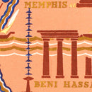 Vintage Map of Egypt 1937