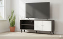 Amidon - TV Stand, With 2 Storage Shelves And 1 Cabinet by Unique Piece Furniture