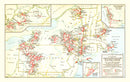 Vintage Map of New York 1926