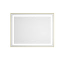 36" x 28" LED Bathroom Mirror with Front and Backlight