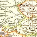 Vintage Map of Europe, 1926