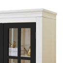 Rustic Style Display Cabinet With Glass Doors For Collectibles by HouseOfZazla