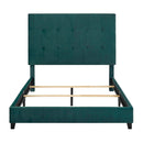 Tufted Upholstered Headboard Platform Bed
