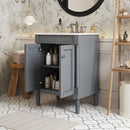 Bathroom Vanity With Top Sink, 2 Tier Storage Cabinet by Unique Piece Furniture