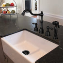 Matte Black Kitchen Sink Garbage Disposal Flange Stopper - AK82201MB