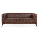 Square Arm Removable Cushion 3 Seater Sofa by Unique Piece Furniture