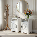Farmhouse Nightstand, Charging Station & Storage by HouseOfZazla