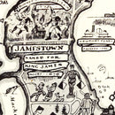 Vintage Map of Narragansett Bay, 1932