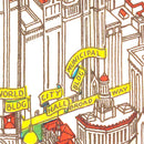 Vintage Map of Manhattan, New York 1926
