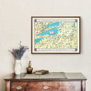 Vintage Map of New York 1934