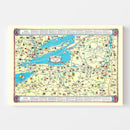 Vintage Map of New York 1934