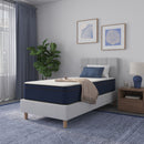 12" Medium Firm Euro Top Hybrid Cooling Gel Infused Pocket Spring And Memory Foam Mattress by HouseOfZazla