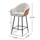 Modern Style Counter Height Bar Stools