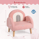 Kids Armchair with Comfy Backrest and Armrests-Pink by LJGDeals