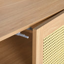 43" Tall Accent Cabinet Chests with 2 Doors, Oak