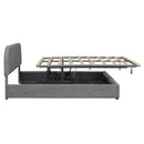Upholstered Platform Bed With Hydraulic Storage System by HouseOfZazla