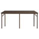 12'x16' Hardtop Lean-To Gazebo with Gutters by HouseOfZazla