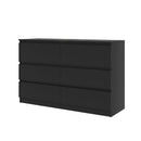 6 Drawer Dresser With Spacious Countertop And Concealed Handles by HouseOfZazla