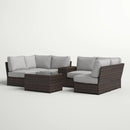 Stylish Modular Wicker Patio Seating Group by HouseOfZazla
