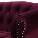 La Rosa - Victorian Chesterfield Loveseat by Unique Piece Furniture