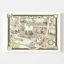 Vintage Map of Petersfield, England 1922