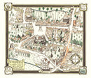 Vintage Map of Petersfield, England 1922