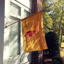 Crawfish Hot and Spicy House Flag 28x40 Porch Sleeve Pole Decorative Outside Yard Banner Artwork Wall Hanging, Polyester