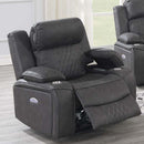 Power Motion Living Room Set With USB Port, Adjustable Headrest, Cup Holder by HouseOfZazla