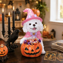 Halloween Labrador Puppy Statue