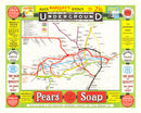Vintage Railroad Map of London 1908