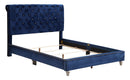Elegant Transitional Upholstered Bed by HouseOfZazla
