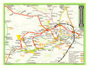 Vintage Railroad Map of London 1912