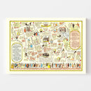 Vintage Map of Bath, United Kingdom 1948