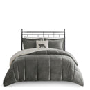 Full/Queen Plush to Sherpa Down Alternative Comforter Set by HouseOfZazla