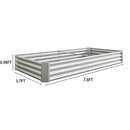 Raised Garden Bed Kit - Metal 7.6x3.7x0.98 ft