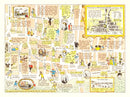 Vintage Map of Brighton, United Kingdom 1948