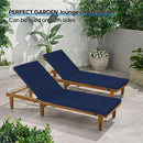 2PCS Set Outdoor Lounge Chair Cushion Replacement