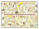 Vintage Map of Royal Mile of Edinburgh, 1948