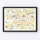 Vintage Map of Whitehall, 1948