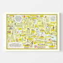 Vintage Map of Kensington Palace, 1948